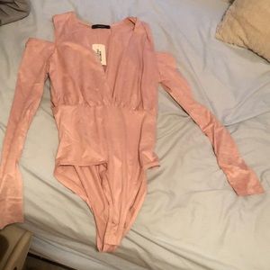 Peach color bodysuit